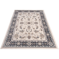 Kusový koberec COLORADO Rim - biely/modrý, 120x170 cm