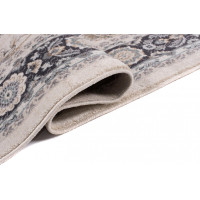 Kusový koberec COLORADO Rim - biely/modrý, 120x170 cm