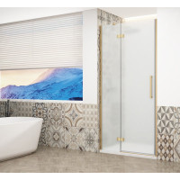 Gelco TRINITY GOLD MATT sprchové dvere do niky 900mm, matné sklo, ľavé GT1290ML-G