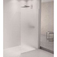 Polysan ARCHITEX sada na uchytenie skla podlaha-stena so spádovou lištou, 1615x2105mm, pravá, leštený hliník AX2116R