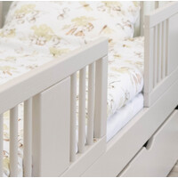 Detská domčeková posteľ z masívu borovice LUNA L 20 - 200x90 cm