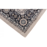 Kusový koberec COLORADO Rim - biely/modrý, 120x170 cm