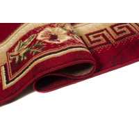 Kusový koberec ATLAS quatro - červený/béžový, 180x250 cm