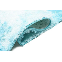 Plyšový koberec SILK Ombre - MODRÝ, 160x230 cm