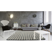 Plyšový koberec 3D Home - Clover - sivý, 140x200 cm