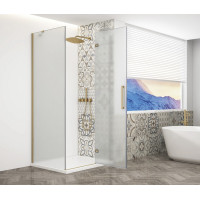 Gelco TRINITY GOLD MATT obdĺžnikový sprchovací kút 1000x800mm, matné sklo, pravé GT5680-10MR-G