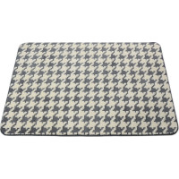 Plyšový koberec 3D Home - Clover - sivý, 140x200 cm