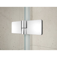 Gelco TRINITY CHROME obdĺžnikový sprchovací kút 1000x900mm, matné sklo, ľavé GT5690-10ML-CH