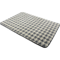 Plyšový koberec 3D Home - Clover - sivý, 140x200 cm