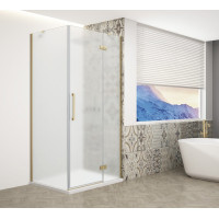 Gelco TRINITY GOLD MATT obdĺžnikový sprchovací kút 1000x800mm, matné sklo, pravé GT5680-10MR-G