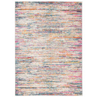 Kusový koberec AZUR static - šedý/ružový/modrý, 120x170 cm