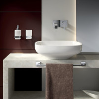 Gedy ELBA dávkovač mydla, mliečne sklo, chróm A08113