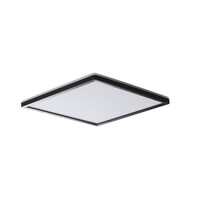 KANLUX AZPO stropné LED svietidlo, 300x300mm, 17, 5W, 3000/4000/6000K, IP54, čierna mat 31533