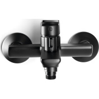 Aqualine SINTRA nástenná vaňová batéria, čierna mat SX010B