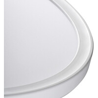 KANLUX AZPO stropné LED svietidlo, ø 225mm, 11, 8W, 3000/4000/6000K, IP54, biela 31512