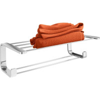 Gedy OUTLINE polica na uteráky s hrazdou, chróm 323513