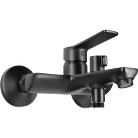 Aqualine SINTRA nástenná vaňová batéria, čierna mat SX010B