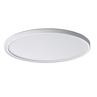 KANLUX AZPO stropné LED svietidlo, ø 420mm, 22W, 3000/4000/6000K, IP54, biela 31516