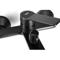 Aqualine SINTRA nástenná vaňová batéria, čierna mat SX010B