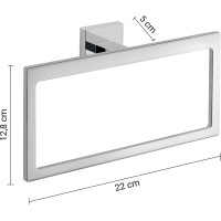 Gedy ELBA držiak uterákov, chróm A07013