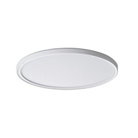 KANLUX AZPO stropné LED svietidlo, ø 290mm, 18, 5W, 3000/4000/6000K, IP54, biela 31514