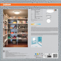 OSRAM ORBIS kúpeľňové stropné svietidlo, ø 400mm, senzor, OSRAM, 2700lm, 25W, IP44 AC36061022M