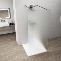 Polysan ESCA GUN METAL jednodielna sprchová zástena do priestoru, matné sklo, 1000 mm ES1110-12