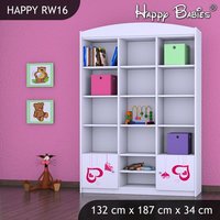 Detský úložný regál FALL IN LOVE - TYP 16 - VYSOKÝ