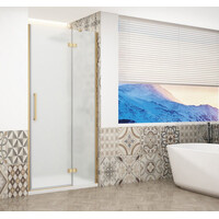 Gelco TRINITY GOLD MATT sprchové dvere do niky 900mm, matné sklo, pravé GT1290MR-G