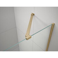 Gelco TRINITY GOLD MATT obdĺžnikový sprchovací kút 800x900mm, číre sklo, pravé GT5690-80CR-G