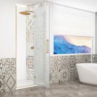 Gelco TRINITY GOLD MATT sprchové dvere do niky 1100mm, matné sklo, pravé GT1211MR-G