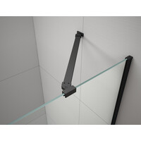 Gelco TRINITY BLACK obdĺžnikový sprchovací kút 1100x1000mm, matné sklo, ľavé GT5610-11ML-B