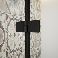 Gelco TRINITY BLACK obdĺžnikový sprchovací kút 900x1000mm, číre sklo, pravé GT5610-90CR-B