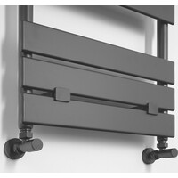 Aqualine BONDECO vykurovacie teleso 500x1606mm, čierna mat DC516B