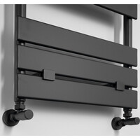 Aqualine BONDECO vykurovacie teleso 500x926mm, čierna mat DC592B