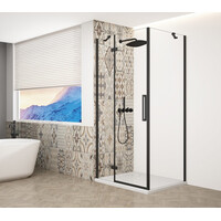 Gelco TRINITY BLACK obdĺžnikový sprchovací kút 1200x800mm, číre sklo, ľavé GT5680-12CL-B