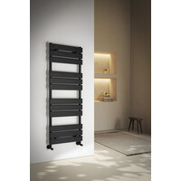 Aqualine BONDECO vykurovacie teleso 500x1266mm, čierna mat DC512B