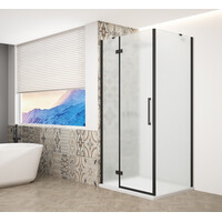 Gelco TRINITY BLACK obdĺžnikový sprchovací kút 900x1000mm, matné sklo, ľavé GT5610-90ML-B