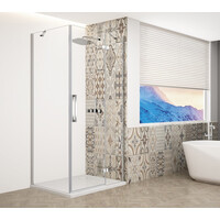 Gelco TRINITY CHROME obdĺžnikový sprchovací kút 900x1000mm, číre sklo, pravé GT5610-90CR-CH