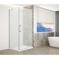 Gelco TRINITY CHROME obdĺžnikový sprchovací kút 1200x1000mm, matné sklo, pravé GT5610-12MR-CH