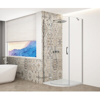 Gelco TRINITY CHROME štvrťkruhový sprchovací kút 900x900mm, číre sklo, ľavé GT6590CL-CH