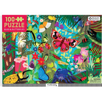 Mudpuppy Puzzle Motýle a hmyz 100 dielikov