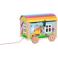Goki Drevený karavan pre bábiky
