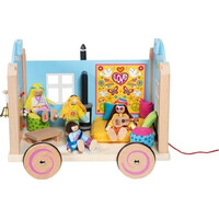 Goki Drevený karavan pre bábiky
