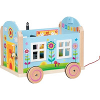 Goki Drevený karavan pre bábiky