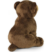 Rappa Plyšový medveď hnedý sediaci 15 cm ECO-FRIENDLY