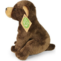 Rappa Plyšový medveď hnedý sediaci 15 cm ECO-FRIENDLY