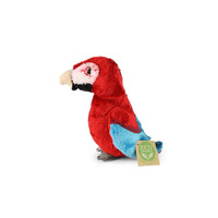 Rappa Plyšový papagáj červený Ara 15 cm ECO-FRIENDLY