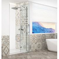 Gelco TRINITY CHROME sprchové dvere do niky 800mm, číre sklo, pravé GT1280CR-CH