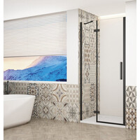 Gelco TRINITY BLACK sprchové dvere do niky 1200mm, číre sklo, ľavé GT1212CL-B